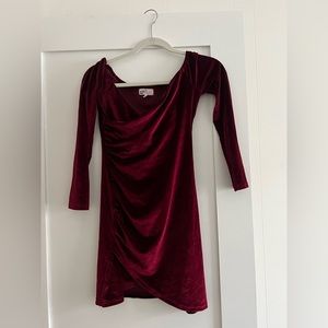 Revolve by the way. velvet dress